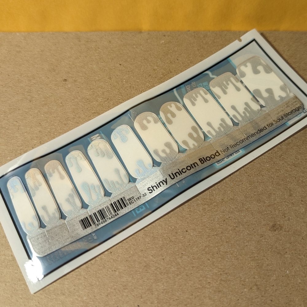 Shiny Unicorn Blood Nail Wraps by Espionage Cosmetics